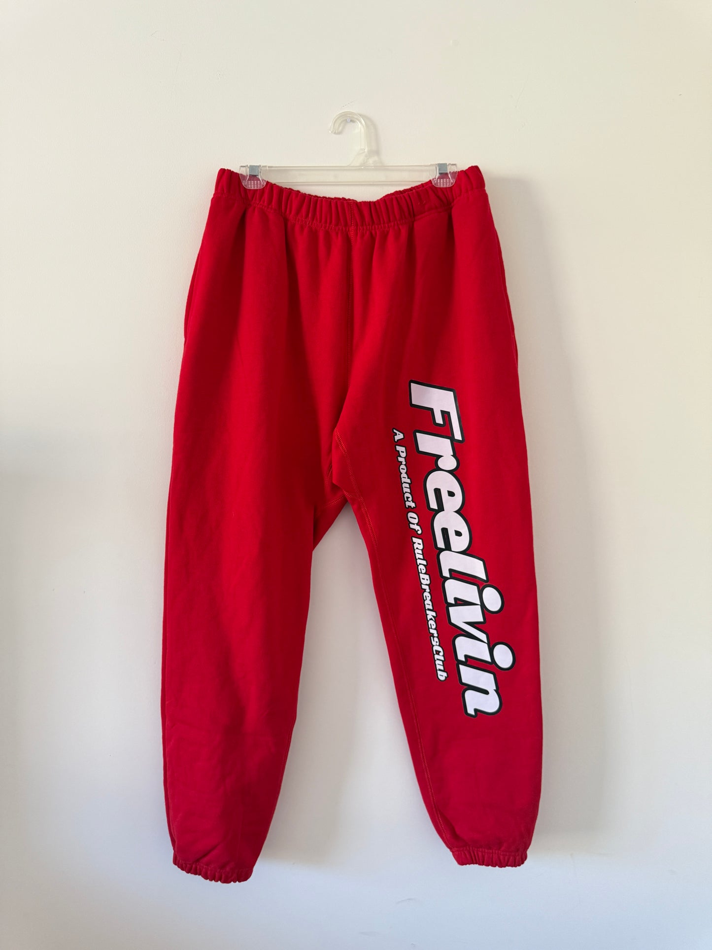 Red Freelivin’ Sweats