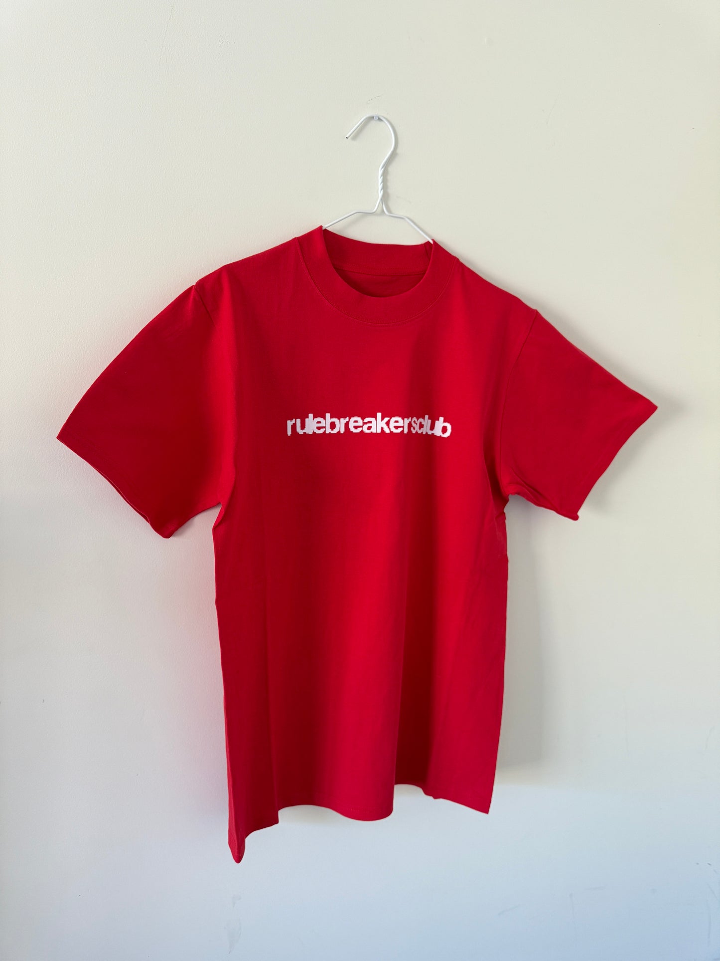 Red Blurred Logo Tee