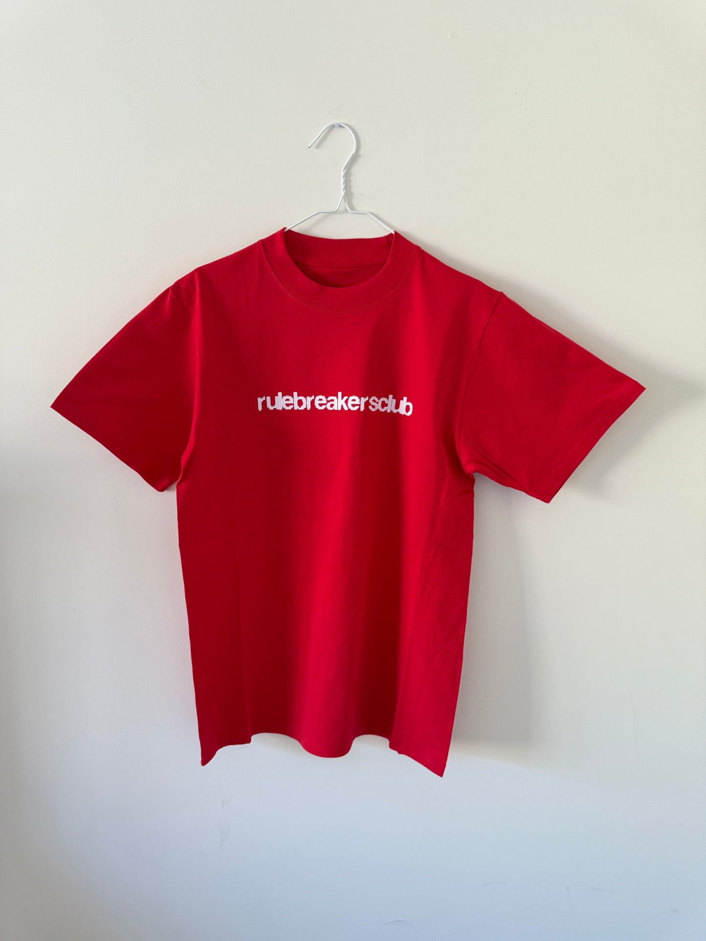 Red Blurred Logo Tee