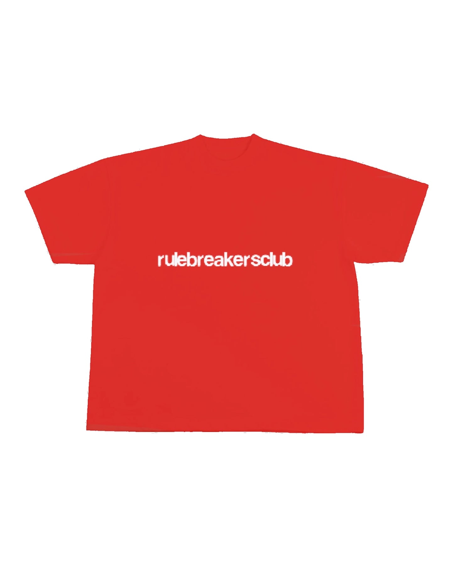 Red Blurred Logo Tee