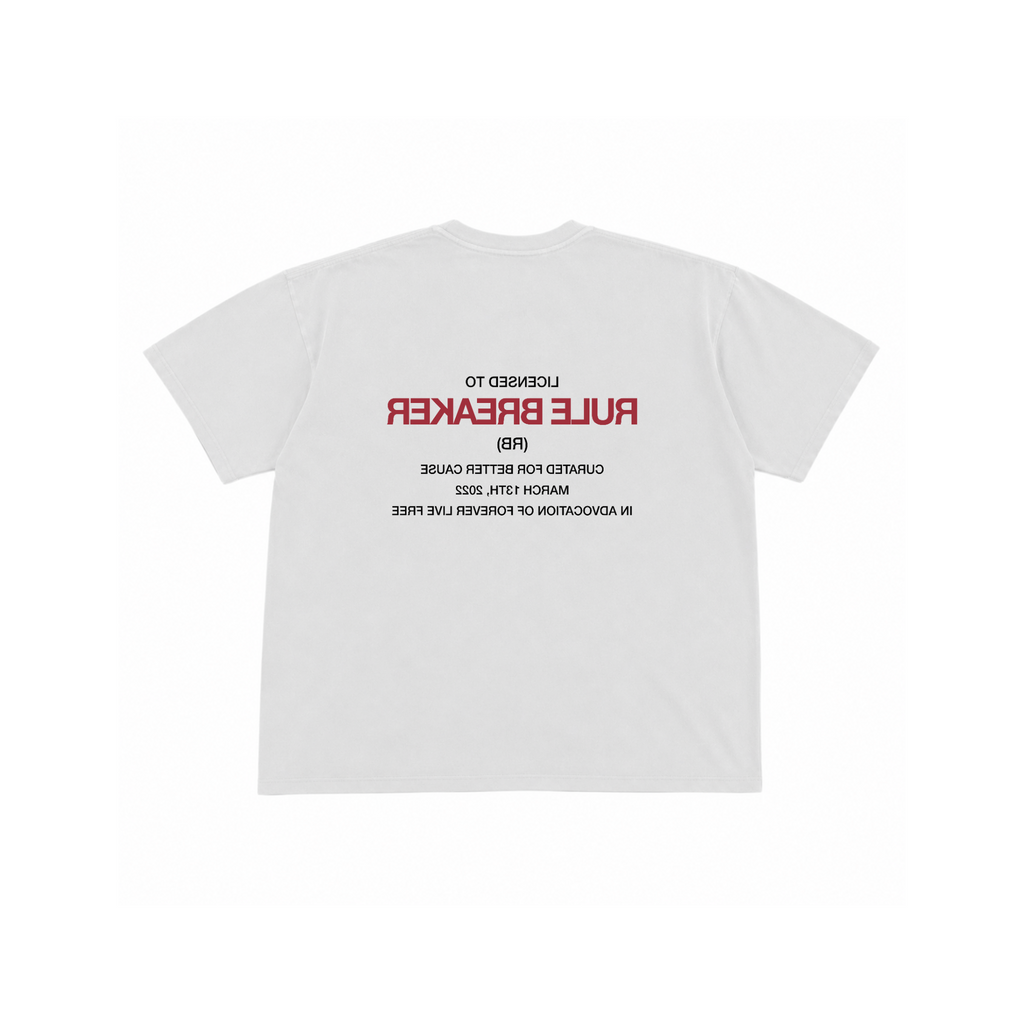 RB LICENSE TEE (WHITE)