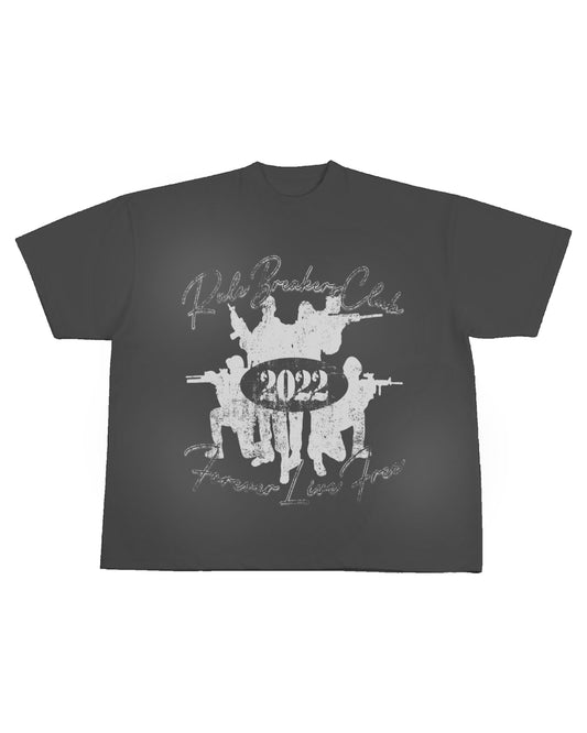 GRAY FOUNDERS TEE